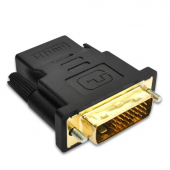 DVI 24 + 1 к HDMI-совместимый штекер DVI 24 + 1 штекер к HDMI-совместимый видеоконвертер 1080P для ПК HDTV проектор